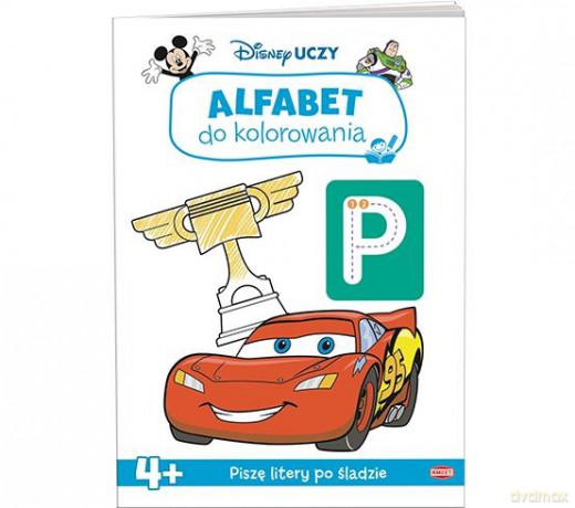 Disney uczy Alfabet do kolorowania UKOA-9302 [KSIĄŻKA]