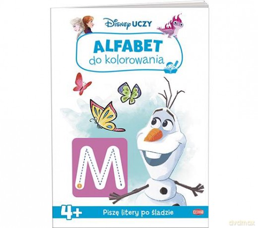 Disney uczy Kraina lodu Alfabet do kolorowania UKOA-9301 [KSIĄŻKA]