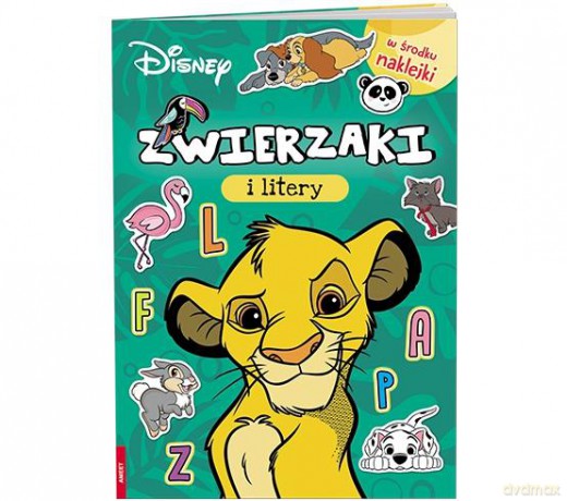 Disney Zwierzęta i litery KOS-9102 [KSIĄŻKA]
