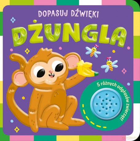 Dżungla. Dopasuj dźwięki [KSIĄŻKA]