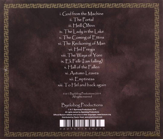 Burzum: The Ways Of Yore [CD]