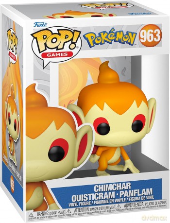 Figurka Pokemon Chimchar Ouisticram Panflam 963 Funko Pop
