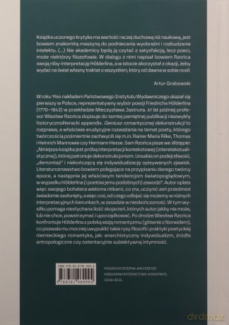 Friedrich Hölderlin - geniusz romantycznej dekonstrukcji - Wiesław Rzońca [KSIĄŻKA]