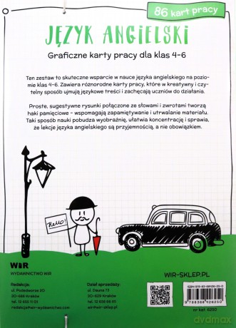 Język angielski graficzne karty pracy dla klas 4-6 - Danka Gierczak [KSIĄŻKA]