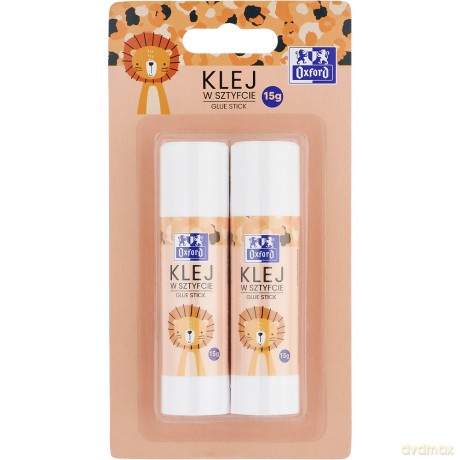 Klej w sztyfcie Oxford Kids 15g 2 sztuki blister