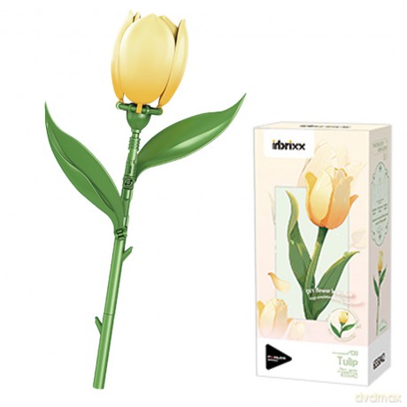 Klocki kwiatki Tulipan 41 elementów [KLOCKI]