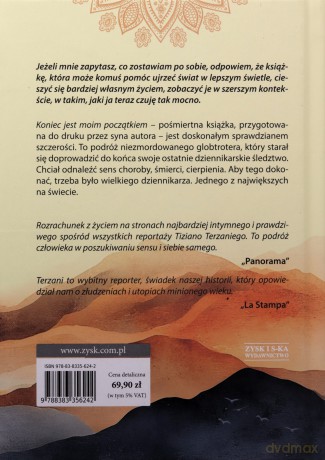Koniec jest moim początkiem - Tiziano Terzani [KSIĄŻKA]