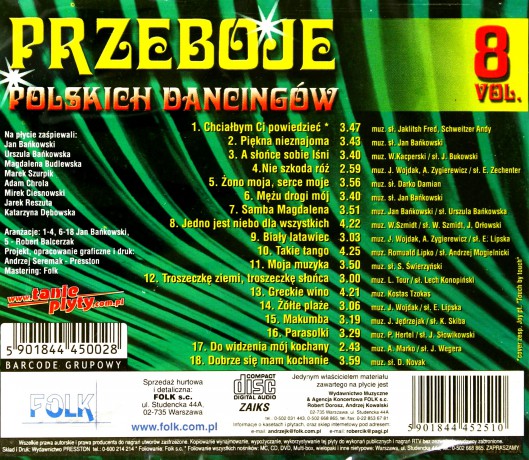 Przeboje Polskich Dancingów Vol. 7-9 Pakiet [3CD]