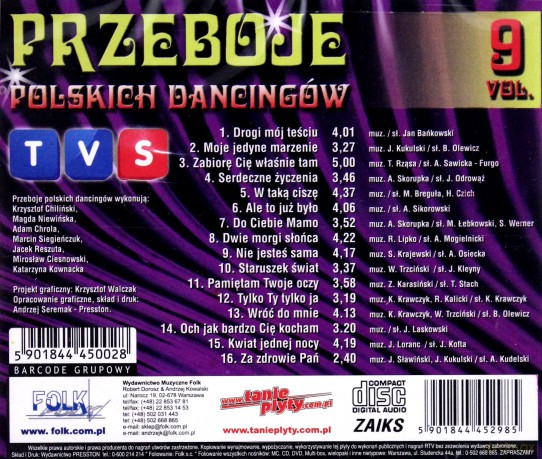 Przeboje Polskich Dancingów Vol. 7-9 Pakiet [3CD]