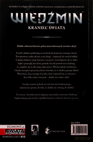 Kraniec świata. Wiedźmin. Adaptacje opowiadań Andrzeja Sapkowskiego - Magdalena Salik, Tommaso Bennato [KSIĄŻKA]