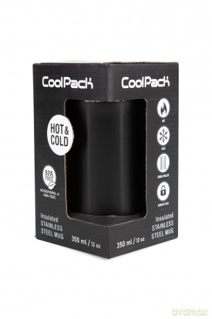 Kubek termiczny 350ml Coolpack Coffee Mug Tom Black