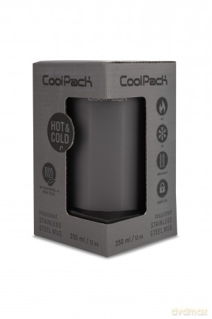 Kubek termiczny 350ml Coolpack Coffee Mug Tom Dark Grey