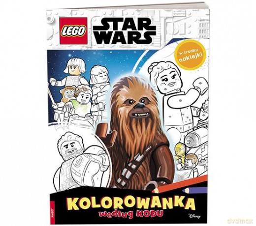 LEGO Star Wars Kolorowanka według kodu KKO-6301 [KSIĄŻKA]