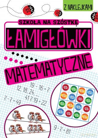 Łamigłówki matematyczne. Szkoła na szóstkę [KSIĄŻKA]