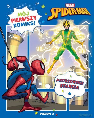 Mistrzowskie starcia. Marvel Spider-Man. Mój pierwszy komiks. Poziom 2 - Katarzyna Łączyńska [KSIĄŻKA]