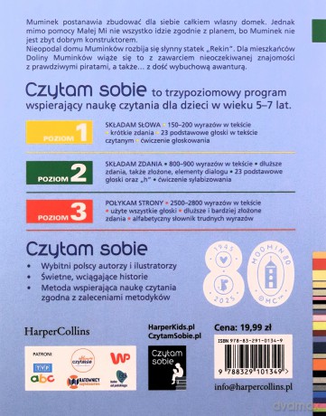 Muminki. Oto Mała Mi. Poziom 2. Czytam sobie - Zofia Stanecka [KSIĄŻKA]