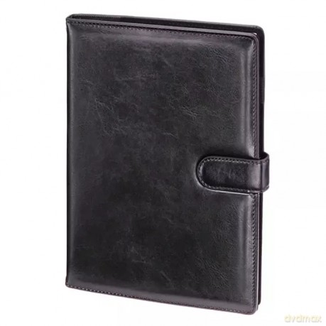 Notes A4 Genua premium magnetyczny kratka czarny NP-16GNZ