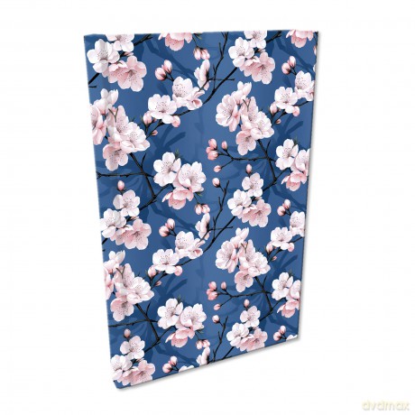 Notes A5 kratka Soft Touch Kwiat Wiśni