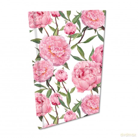 Notes A5 kratka Soft Touch Peonie
