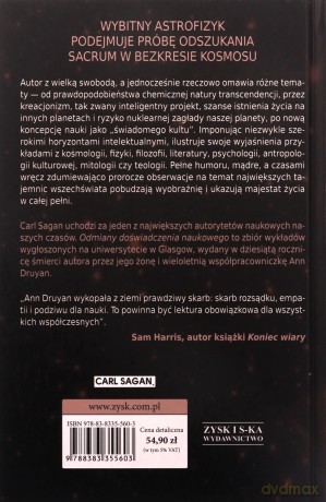 Odmiany doświadczenia naukowego. Osobiste spojrzenie na poszukiwanie Boga - Carl Sagan [KSIĄŻKA]