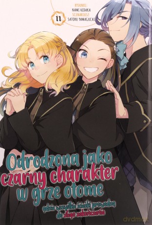 Odrodzona jako Czarny Charakter w Grze Otome (Tom 11) - Nami Hidaka, Satoru Yamaguchi [KSIĄŻKA]