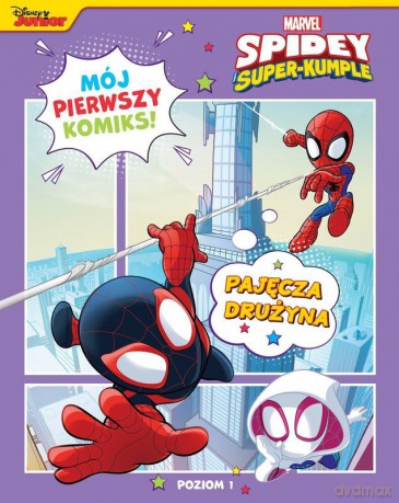 Pajęcza drużyna. Marvel Spidey i Super-kumple. Mój pierwszy komiks. Poziom 1 - Katarzyna Łączyńska, Steve Behling [KSIĄŻKA]