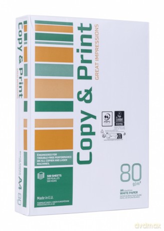 Papier ksero COPY&PRINT, A4, klasa C, 80gsm, 500 ark.