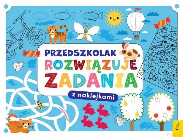 Przedszkolak rozwiązuje zadania. Zeszyt niebieski [KSIĄŻKA]