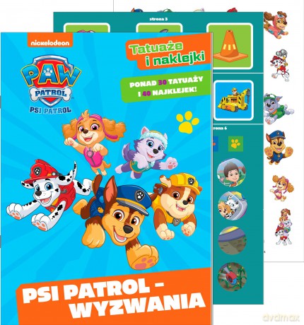 Psi Patrol - Wyzwania. Psi Patrol. Tatuaże i naklejki [KSIĄŻKA]