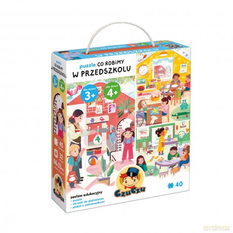 Puzzle Co robimy w przedszkolu CzuCzu [PUZZLE]