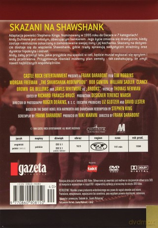 Skazani na Shawshank (slim) [DVD]