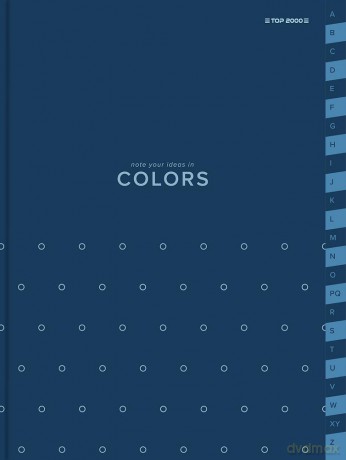 Skorowidz A5 96k. Top 2000 Colors niebieski