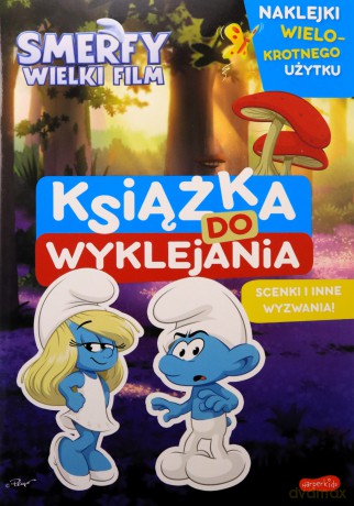 Smerfy. Wielki Film. Książka do wyklejania [KSIĄŻKA]