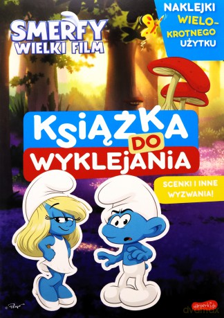 Smerfy. Wielki Film. Książka do wyklejania [KSIĄŻKA]