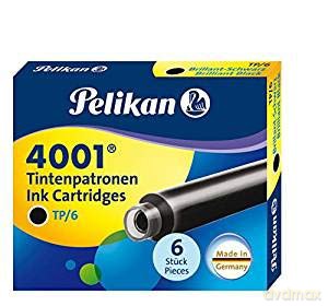 Naboje atramentowe Pelikan 4001 Czarne [SZKOŁA]