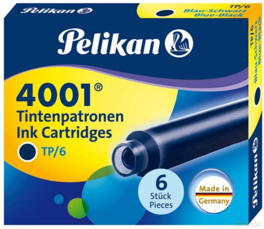 Naboje atramentowe Pelikan 4001 Niebiesko - czarne [SZKOŁA]