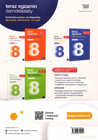 Teraz Egzamin Ośmoklasisty 2025/2026 Matematyka Repetytorium - Jerzy Janowicz [KSIĄŻKA]