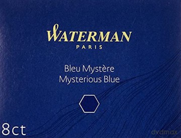 Naboje do pióra wiecznego Waterman niebieskie 8szt. [SZKOŁA]