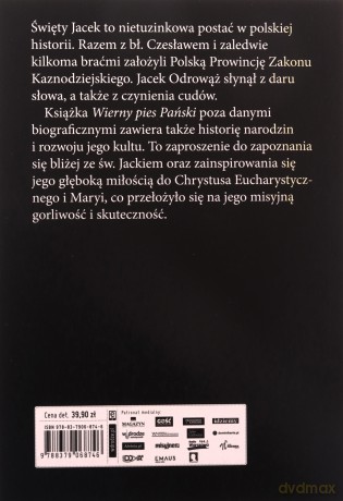 Wierny pies Pański. Biografia św. Jacka Odrowąża - Elżbieta Wiater [KSIĄŻKA]