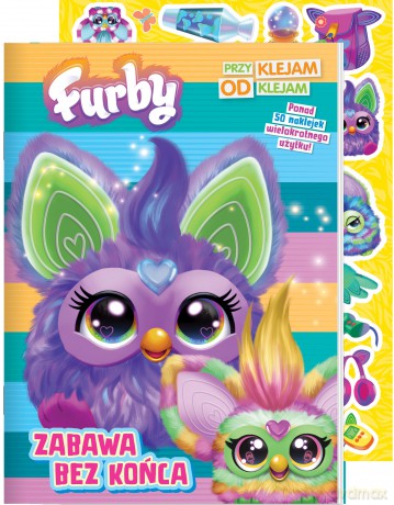 Zabawa bez końca. Furby Przyklejam Odklejam [KSIĄŻKA]