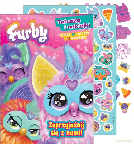 Zaprzyjaźnij się z nami! Furby. Tatuaże i naklejki [KSIĄŻKA]