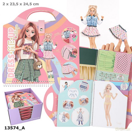 Zestaw Dress Me UP Top Model Collage Book 13574A [KSIĄŻKA]