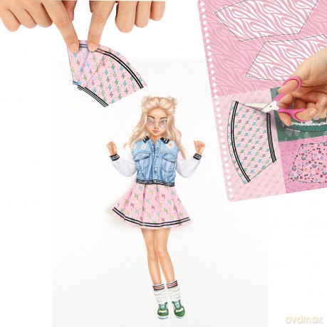 Zestaw Dress Me UP Top Model Collage Book 13574A [KSIĄŻKA]