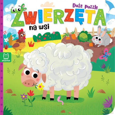 Zwierzęta na wsi. Duże puzzle - Bogusław Michalec [KSIĄŻKA]
