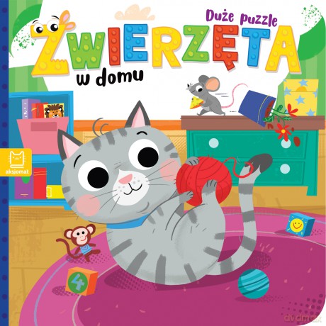 Zwierzęta w domu. Duże puzzle - Bogusław Michalec [KSIĄŻKA]