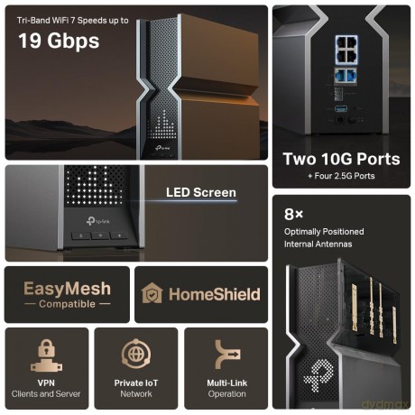Archer BE800 Router WiFi 7 BE19000