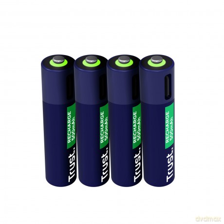 Baterie 4P AAA USB-C