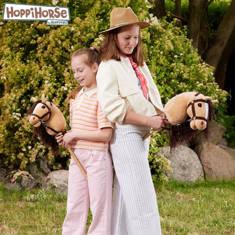 Koń na kiju Hobby Horse HOPPIHORSE A4 Chestnut - brąz, maść kasztanowata
