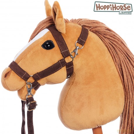 Koń na kiju Hobby Horse HOPPIHORSE A4 Chestnut - brąz, maść kasztanowata
