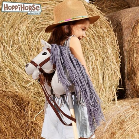 Koń na kiju Hobby Horse HOPPIHORSE A4 Chestnut - brąz, maść kasztanowata